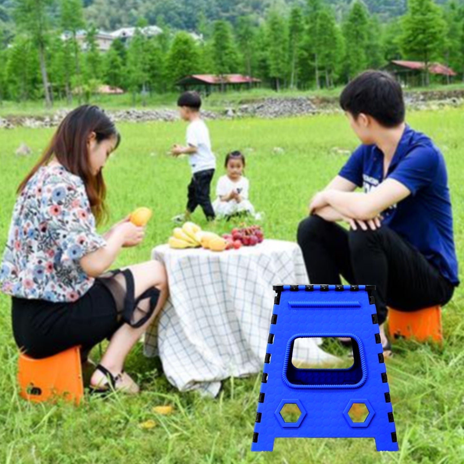 Pick and move plastic step stool Pick and move plastic step stool